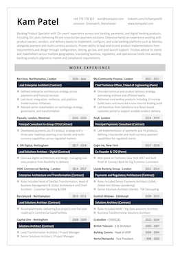 Main Resume